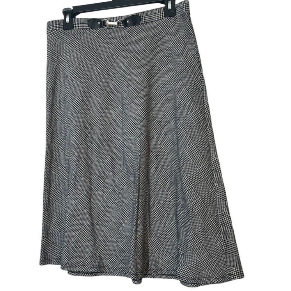 Love Scarlett Houndstooth Skirt Sz M Goth Grunge Dark Academia Skater Preppy